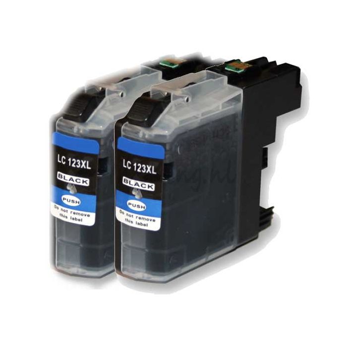 brother lc-123 black inkking