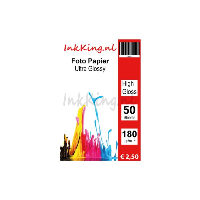 glossy fotopapier 180gram 10x15