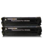 Non-Genuine HP 128A CE320AD Toner Black 2-Pack Inkking