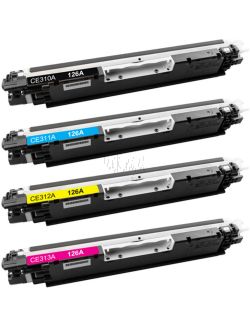 Non-Genuine  HP 126A, 130A, en CANON 729BK Toner zwart 1.3k 