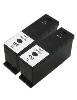 Non-Genuine LEXMARK 100XL Black 14N0683KIT 2-Pack  Inkking