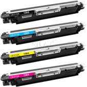 Non-Genuine  HP 126A, 130A, en CANON 729 Toner Geel 1k 