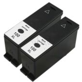 Non-Genuine LEXMARK 100XL Black 14N0683KIT 2-Pack  Inkking