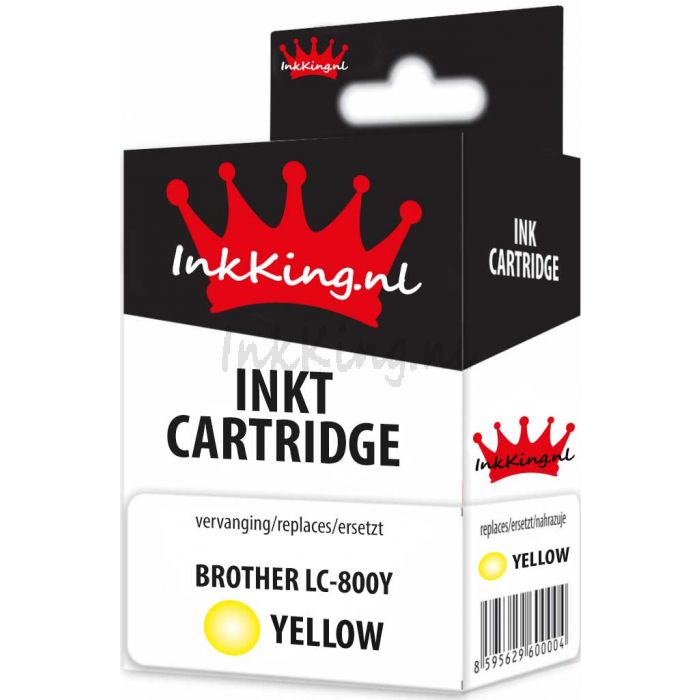 brother lc-800y yellow inkking