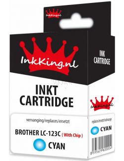 brother lc-123c cyaan inkking