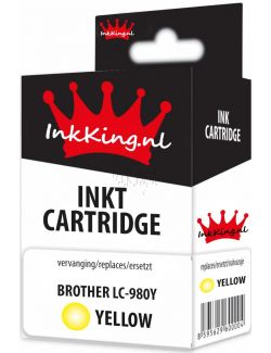 brother lc-980 yellow inkking